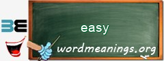 WordMeaning blackboard for easy